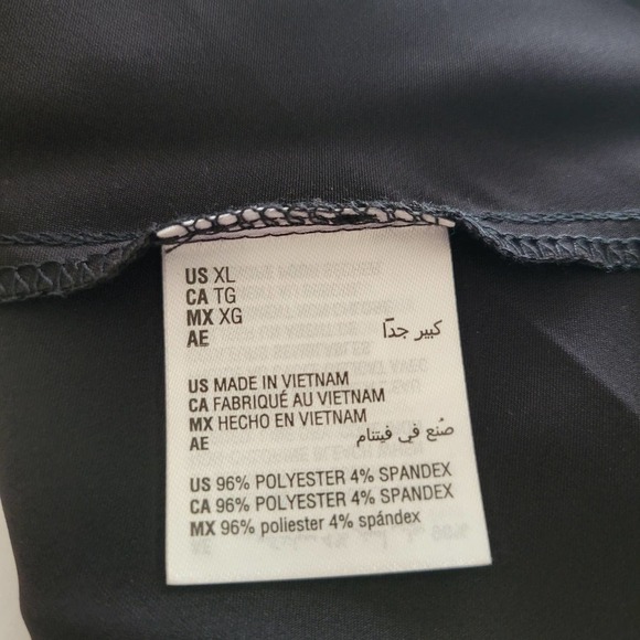 AND NOW THIS Halter-Neck Twist-Front Tank Top Black NWT $39 Size XL - Picture 8 of 8